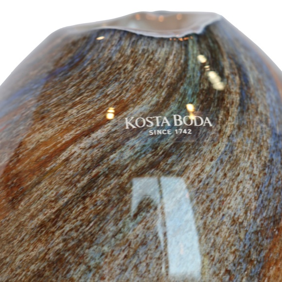 Kosta Boda vase designed by Monica Backstrom signed #7040347 Terra series - Picture 5 of 7